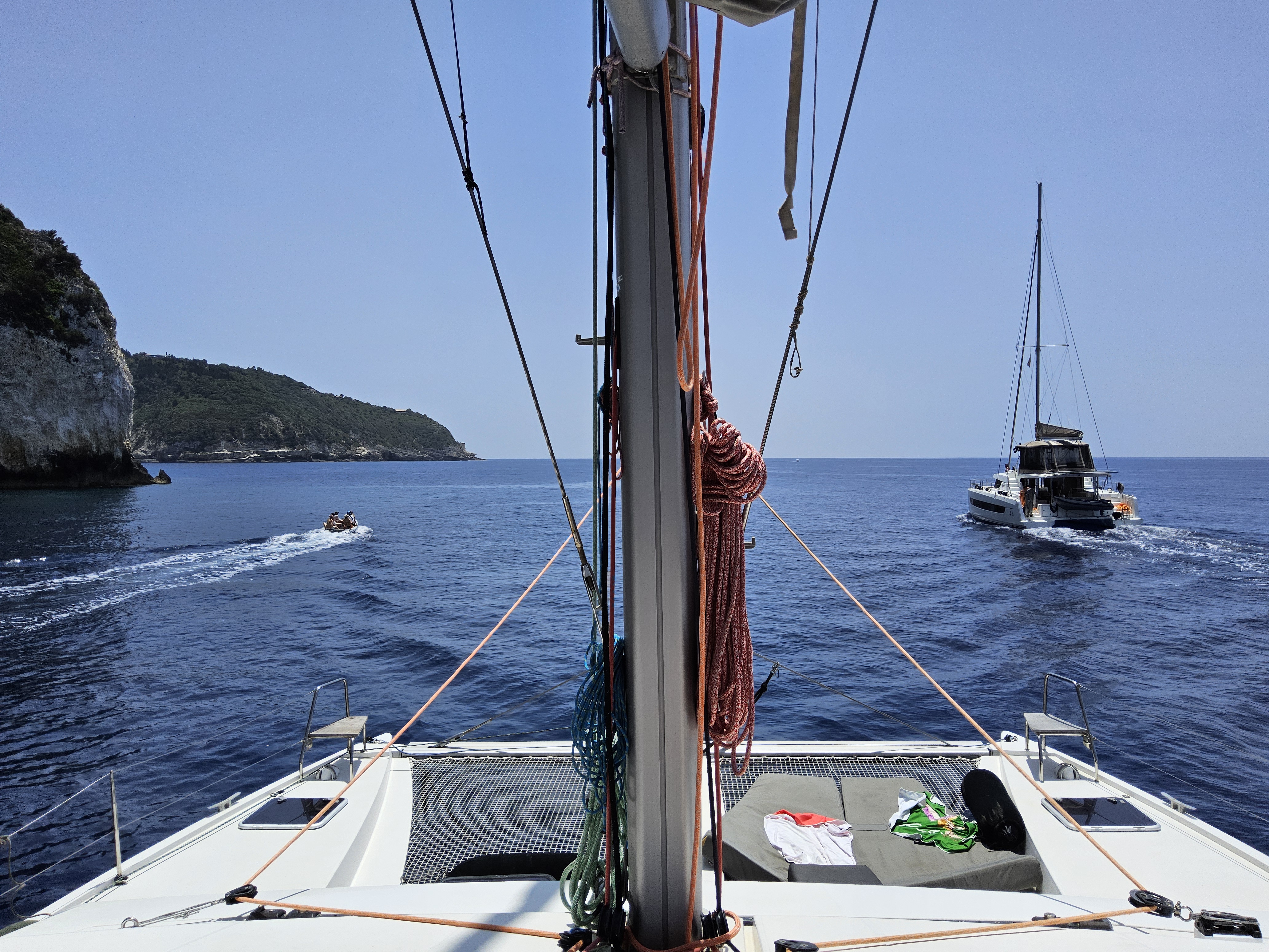 Mediterranean view from deck